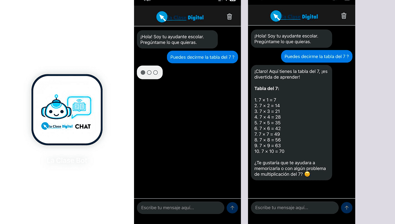 App Chatbot IA La clase digital